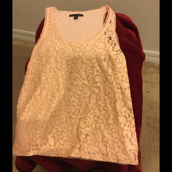 American‎ Eagle Peachy Rose Floral Top NEW - Picture 2 of 4